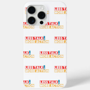 Fette Motivationszitate – Weniger reden, mehr hand Case-Mate iPhone Hülle