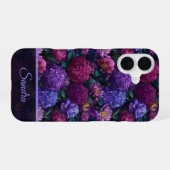 Fette Mutter Geschenk Hortensien Name iPhone 16 Hülle (Rückseite (Horizontal))