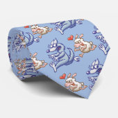 Fette Mutterschaf in der Liebe, der einem verängst Krawatte (Gerollt)