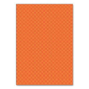 Fette orange geometrische Tischnummer Herbst-Event