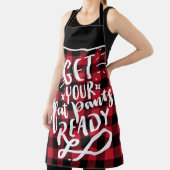 Fette Pants Fertig Red Tartan Funny Schürze (InSitu)