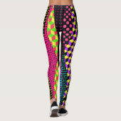 Fette Pattern Pop Fashion Leggings (Rückseite)