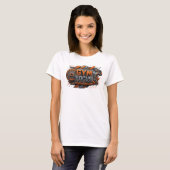 Fette Pinke GYM FOCUS Statement T-Shirt (Vorne ganz)