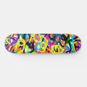 Fette Pop-Art Skateboard (Horizontal)