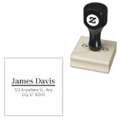 Fette professionelle Serif-Adresse-Stempel Gummistempel (Stempel)