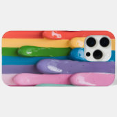 Fette Rainbow Paint-Tropfen Case-Mate iPhone Hülle (Rückseite (Horizontal))