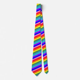 Fette Rainbow Stripes-Krawatte Krawatte
