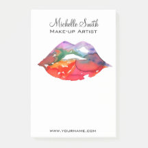 Fette Regenbogen Lippen Aquarellzeichnung Schönhei