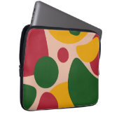 Fette Retro-Abstrakt-Formen-Muster Laptopschutzhülle (Vorne Rechts)