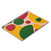 Fette Retro-Abstrakt-Formen-Muster Notizblock (Linke Seite)