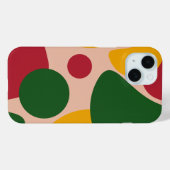 Fette Retro-Abstrakte-Formen-Muster Case-Mate iPhone Hülle (Rückseite (Horizontal))