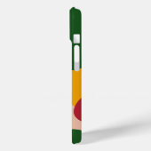 Fette Retro-Abstrakte-Formen-Muster Case-Mate iPhone Hülle (Rückseite / Links)