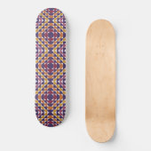 Fette Retro-Kreise Skateboard (Vorderseite)