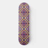 Fette Retro-Kreise Skateboard (Vorderseite)
