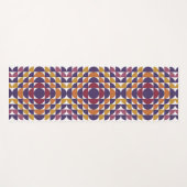 Fette Retro-Kreise-Yogamatte Yogamatte (Vorderseite (Horizontal))