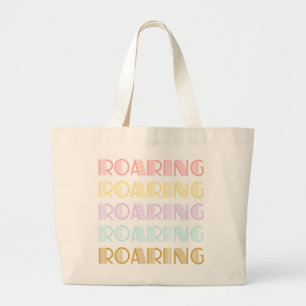 Fette Retro-Typografie Jumbo Stoffbeutel