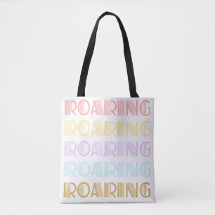Fette Retro-Typografie Tasche
