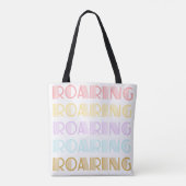 Fette Retro-Typografie Tasche (Rückseite)