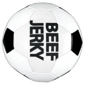 Fette Rindfleisch-Trockenfleisch-Typografie Fußball (Gedreht)