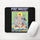 Fette Roboter-Bikini-Partyfilmplakat-Mausunterlage Mousepad (Mit Mouse)