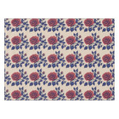 Fette rot gemalte Rosen  Tischdecke (Vorderseite (Horizontal))
