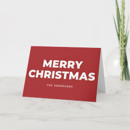 Fette Sans Retro Schrift Frohe Weihnachten