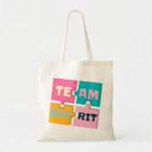 Fette Sans-Serif-Einfach-Tragetasche | Teamgeist Tragetasche (Vorne)
