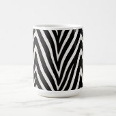 🖤 Fette Schwarz-Weiß-Zebra-Moderne 🖤 Kaffeetasse (Mittel)