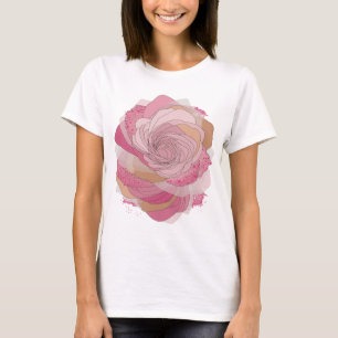 Fette Silber ABSTRACT ART Kunst Druck T-Shirt