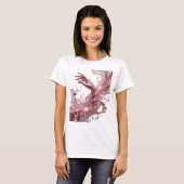 Fette silberne HANDS OF ETERNITY Statement Design T-Shirt (Vorne ganz)
