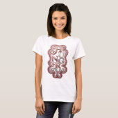 Fette Silver HUNGRY Zitat Gestaltung T-Shirt (Vorne ganz)
