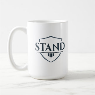 Fette „STAND“ inspirierende christliche Tasse