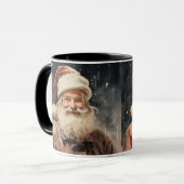 Fette Texturen, Retro Xmas Tasse (Vorderseite Links)