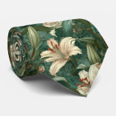Fette Trauzeugen-Lilien-Blume Krawatte (Gerollt)