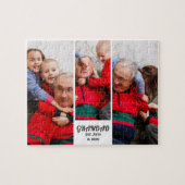 Fette Typografie 3 Foto Opa Etabliert Puzzle (Horizontal)