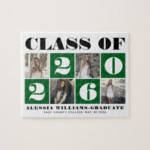 Fette Typografie Abschlussklasse 2026 Fotocollage  Puzzle
