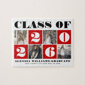 Fette Typografie Abschlussklasse 2026 Fotocollage Puzzle