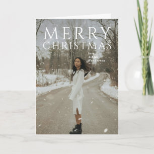 Fette Typografie Foto Modernes Weihnachten
