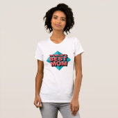 Fette Typografie für die beste Mutter T-Shirt (Vorne ganz)