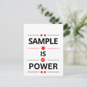 Fette Typografie Zitat Postkarte (Stehend Vorderseite)