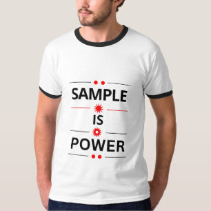 Fette Typografie Zitat T-Shirt