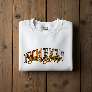 Fette Unizeitgeist-Pumpkin-Season-Herbstfarben Sweatshirt