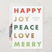 Fette Urlaubskarte Feiertagskarte (Vorne/Hinten)