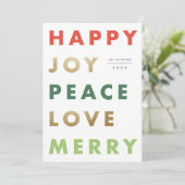 Fette Urlaubskarte Feiertagskarte (Stehend Vorderseite)