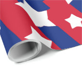 Fette US Flagge, 4. Juli Edition Geschenkpapier (Rolleneckpunkt)