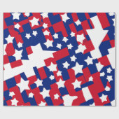 Fette US Flagge, 4. Juli Edition Geschenkpapier (Flach)