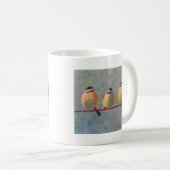 Fette Vögel Kaffeetasse (VorderseiteRechts)