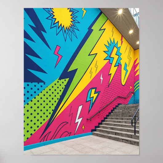 Fette Wanddekoration Poster (Vorne)