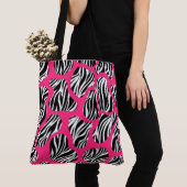 Fette Zebra-Streifen-Abstraktion Tasche (Von Nahem)