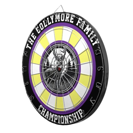 Fette Zielscheibe für Hirschdesign Dartscheibe (Vorderseite rechts)